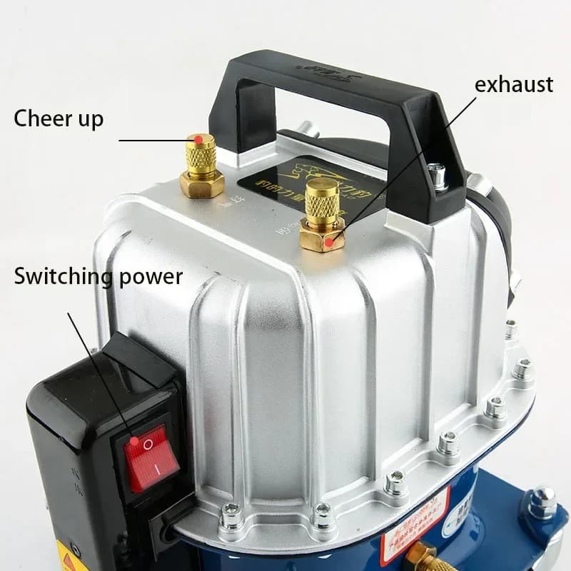 Nuovo Compressore d'Aria per Auto 9L 220V 380W, Strumento Multifunzionale a Basso Rumore per Riparazione Condizionatori Auto