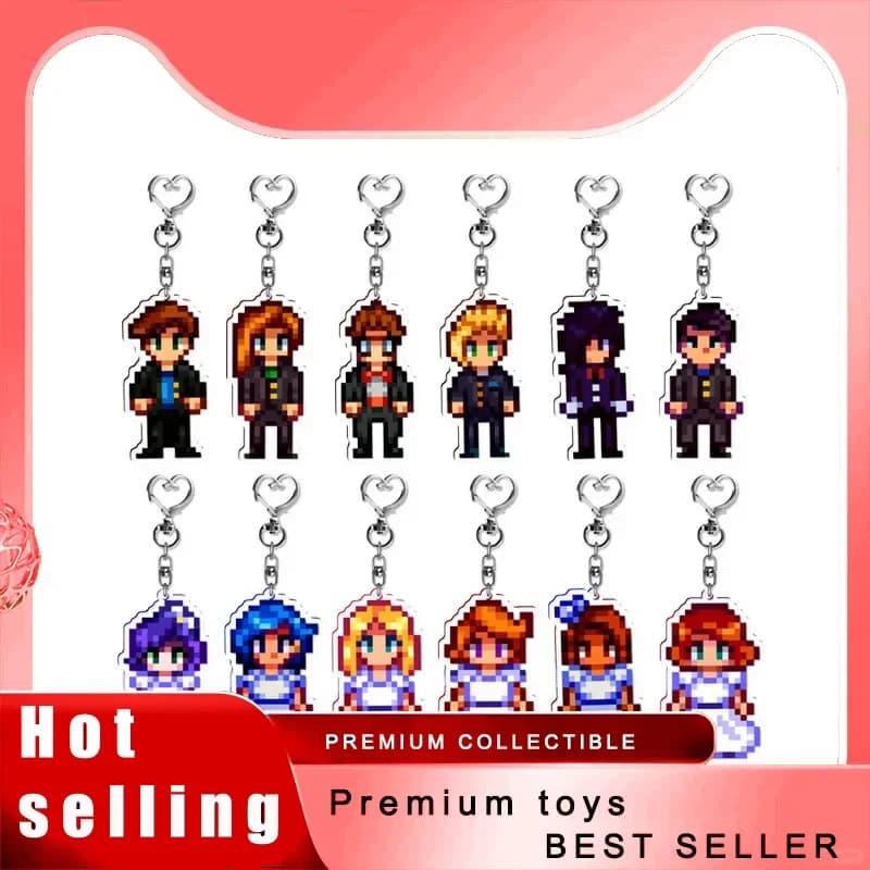 Portachiavi Stardew Valley Alex Harvey Shanm Sheen Abigail Emily Hailea Penny