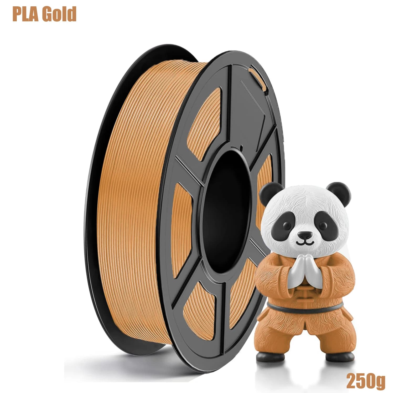 3D Printer Filament PLA 1,75 mm, dimensional accuracy +/- 0.02 mm, vacuum packaging, suitable for most 3D FDM printers, coil 250 g / 500 g