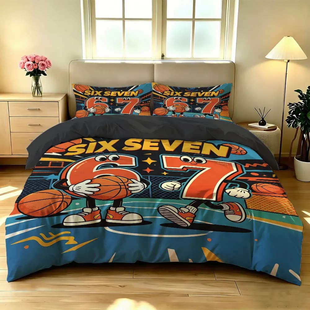 Set di 3 Pezzi Copripiumino Sport Coreless 67, Leggero e Rinfrescante per l'Estate, Set Biancheria da Letto Multimisura, Decorazione per Camera da Letto, Lavabile in Lavatrice