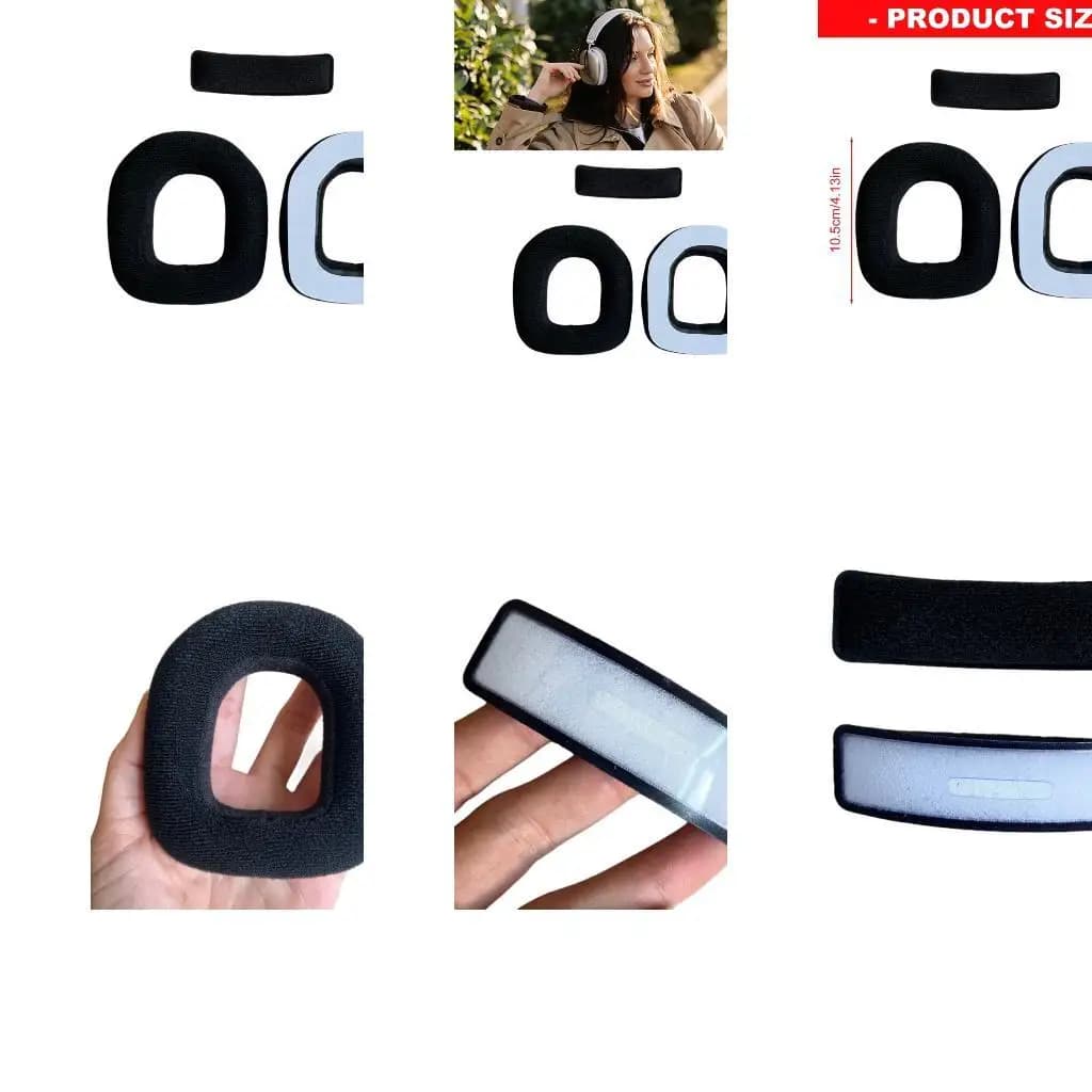 Fascia ricambio per cuffie A10 Cuscinetti auricolari Cuscino in spugna D2RC