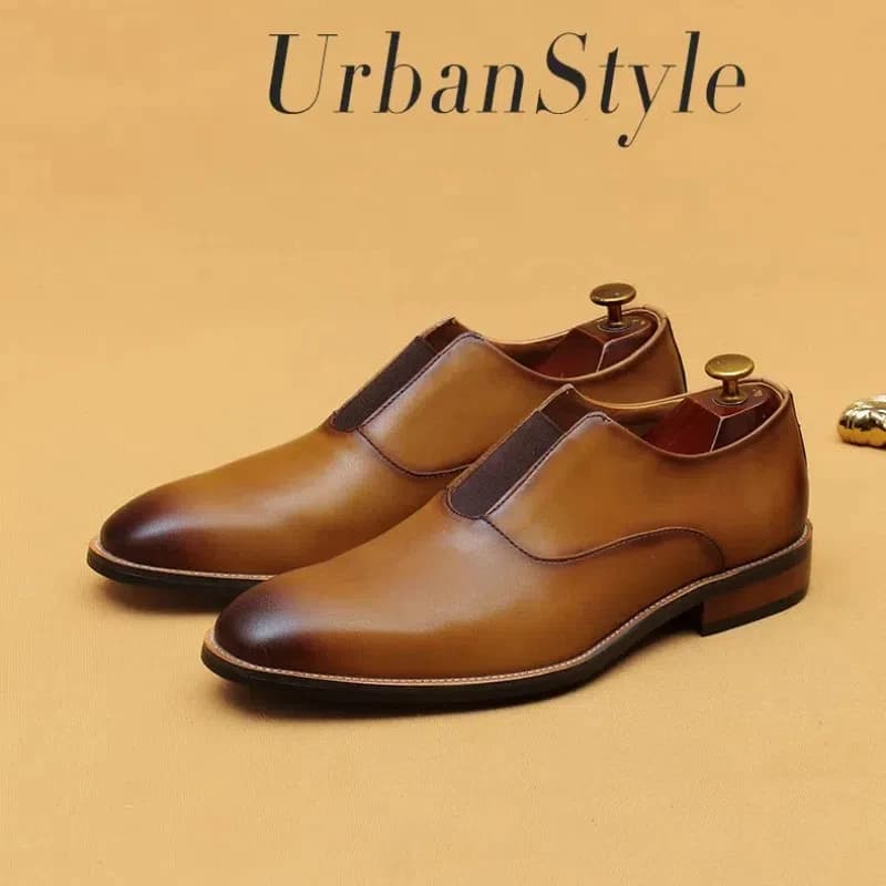 Scarpe da uomo in pelle da lavoro slip-on di nuova moda Scarpe da sera Scarpe eleganti da uomo Scarpe da sposa eleganti Calzature Zapatillas