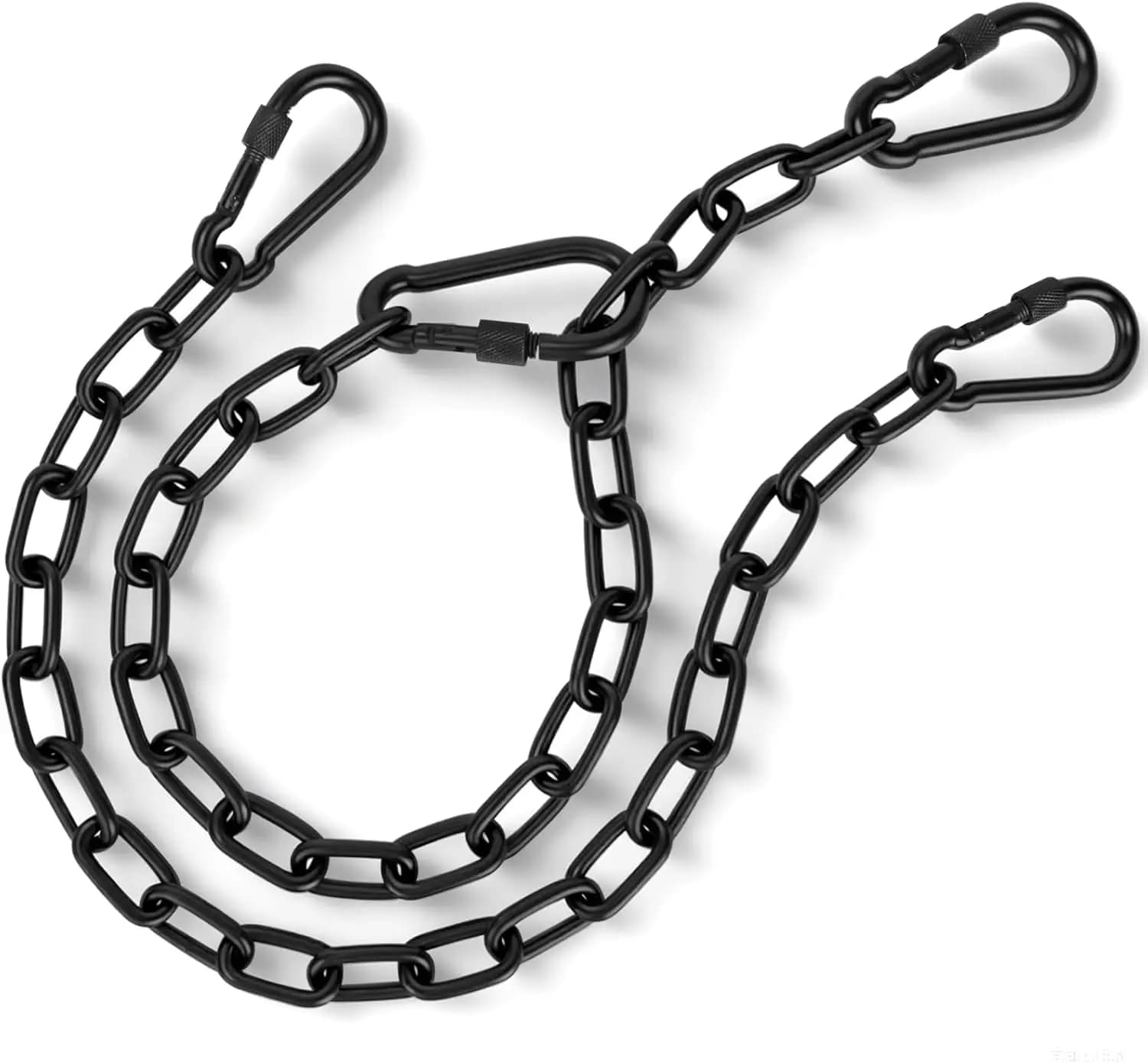 Set of 2 Chains for 25 Poles with Moschettones, Suspension Kit Resistant with 440 LB capacity for Amaca, Chair, Boxing Bag