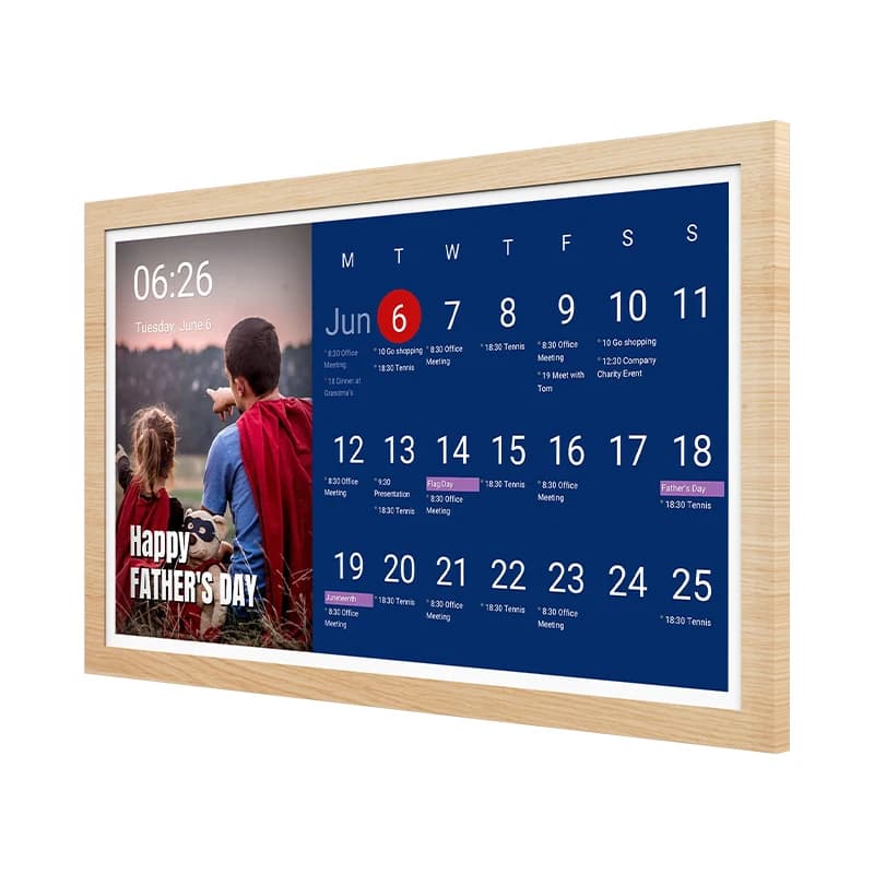 2024 Nuovo Design Cornice per foto digitale Portatile RK3568 Poe Tablet Assistente domestico Chiosco Segnaletica digitale Display pubblicitario Pos