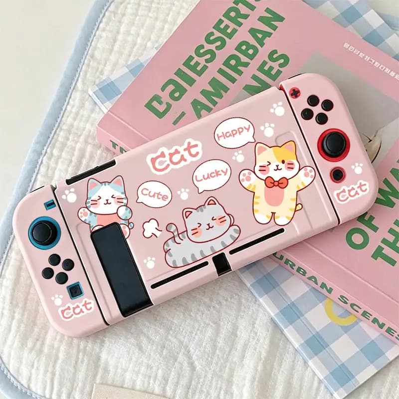 Protective Case Accessories Anti-Scratch Shell Protector TPU Split Protective Case for Nintendo Switch NS Game Console