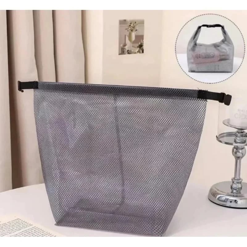 Waterproof Drawstring Storage Bag, Large‑capacity Unisex Swim Toiletry Bag, Portable Sack for Gym Laundry, Bathroom Toiletries