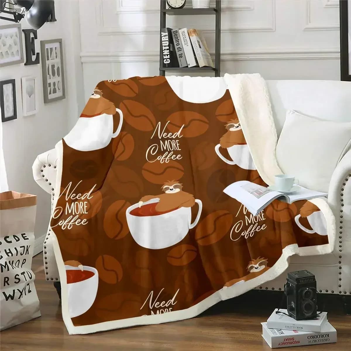 Gilmore I Drink Coffee Like Gilmore coperta per ragazza Soft Sherpa coperte, plaid in flanella soffice Premium per tutte le stagioni per divano letto