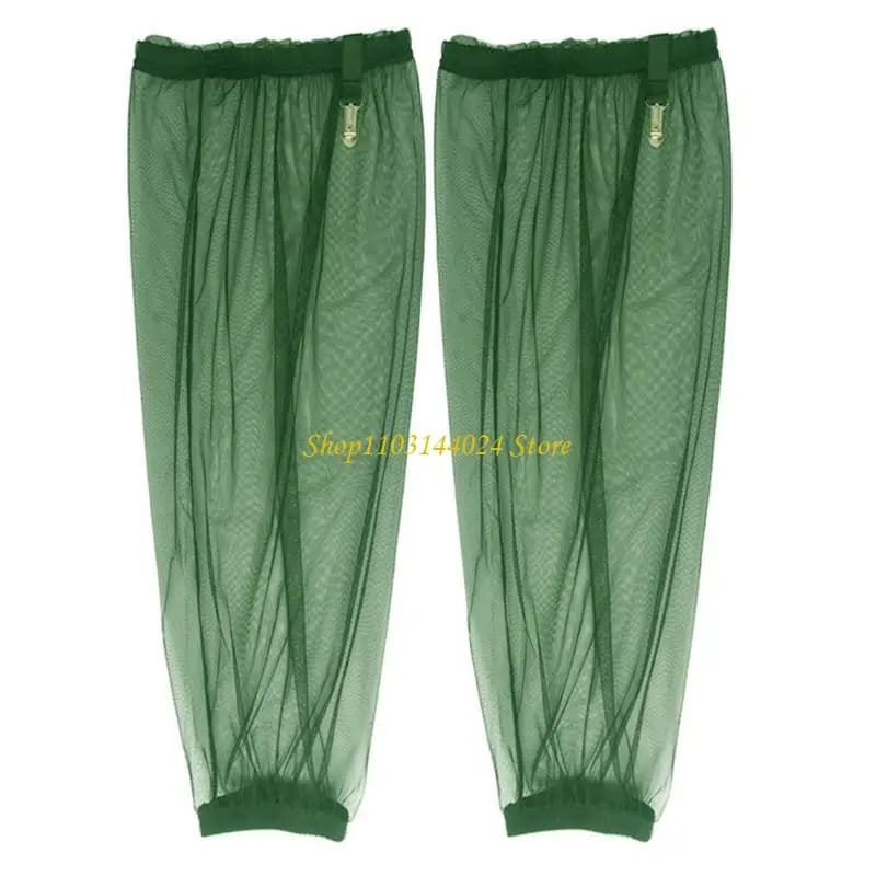 N5KE 2pack Protective Netting Foot Sleeves Outdoor Fishing Insect-Proof Foot Cover for Campers Hiker and Fishermen