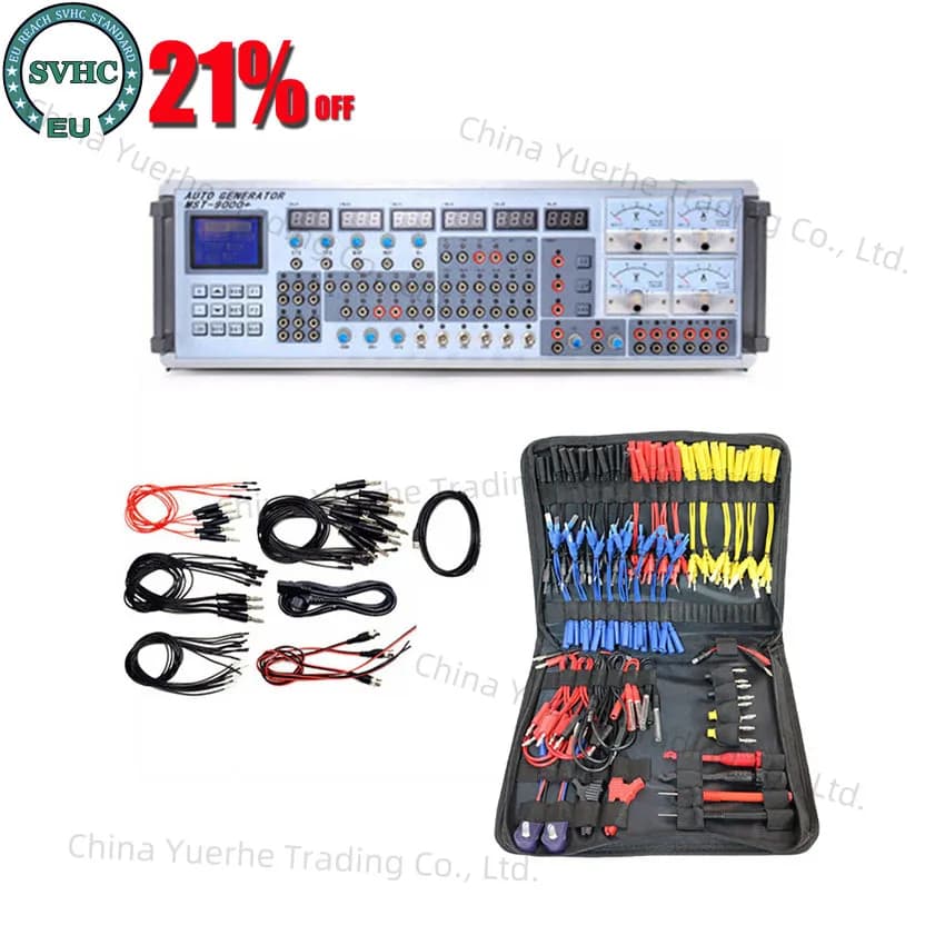 MST 9000+ e MST-08 Simulatore di sensori ECU automobilistici Strumento di riparazione ECU per auto/KIT cavo multifunzione Test circuito set di cavi universali