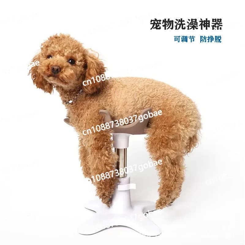 Tavolo per toelettatura animali domestici, scaffale ausiliario per fissaggio cani, asciugacapelli speciale per manicure per il bagno degli animali domestici