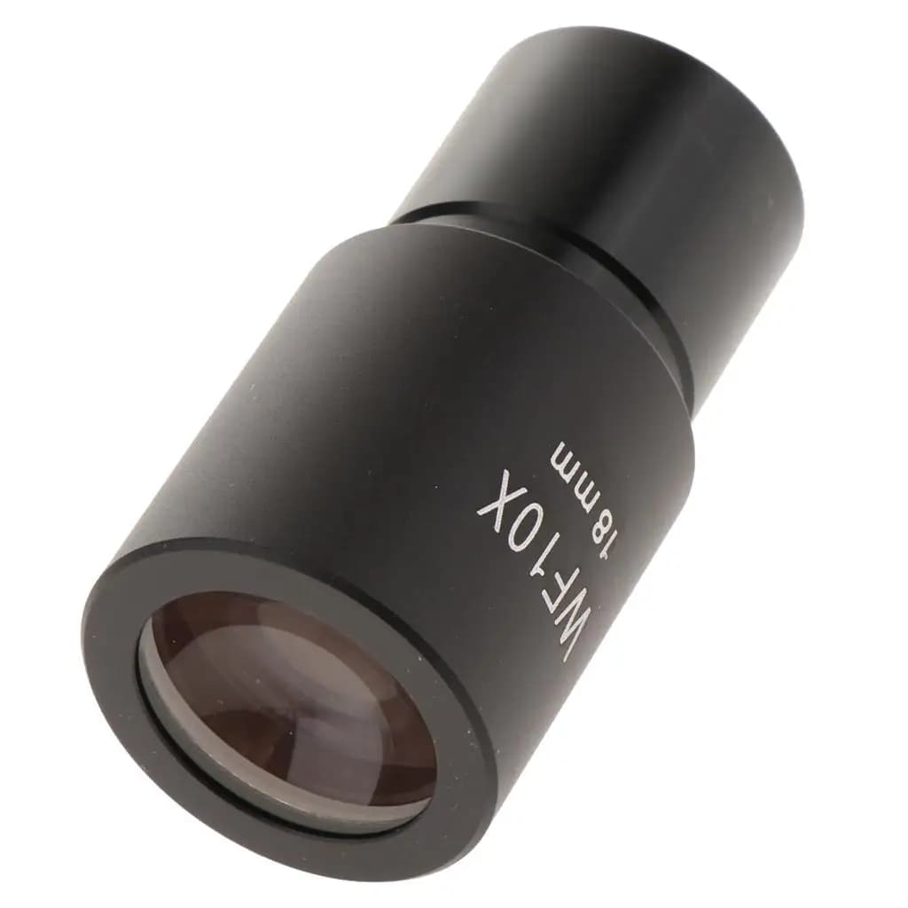 1PC WF10X Widefield Eyepiece for Compound Biological Microscope 23.2mm Black