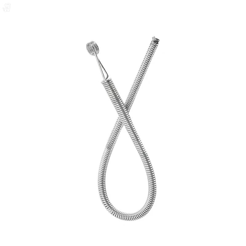 1/30 pieces tool for threading stainless steel rope folding spring coulisse thread clip thread with coulisse accessories for sewing diy