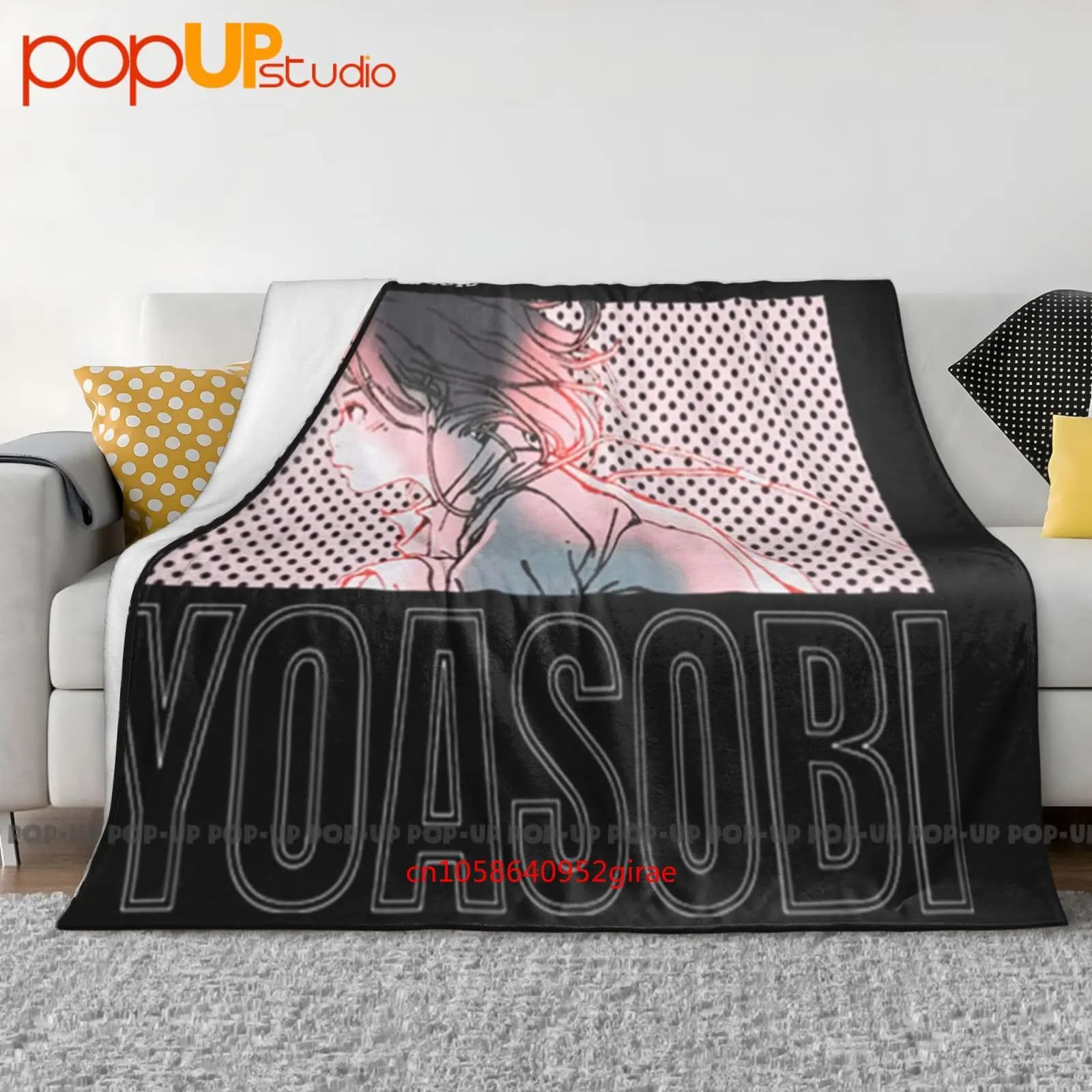 Romanzo nella musica Yoasobi Coperta ultra morbida trapunta invernale Copridivano Copriletto