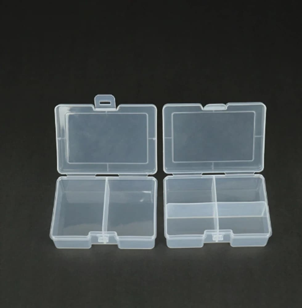 Transparent plastic DIY jewelry classification box hardware component box stationery fishing gear packaging and sorting box