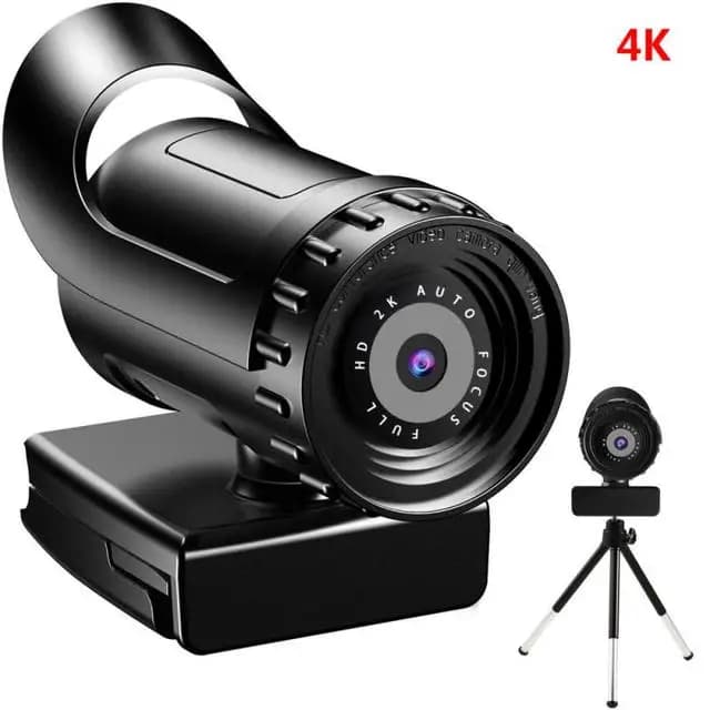 Autofocus 1080p/2K/4K Webcam Computer Camera HD Network USB Live Webcam Rotatable with tripod for live video conferencing