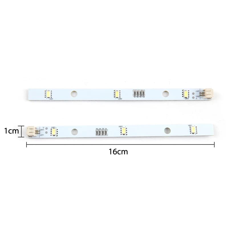 1pc Congelatore Barra Luminosa Striscia LED Per RONGSHENG/HISENSE Frigorifero HA CONDOTTO LA Luce E349766 MDDZ-162A 1629348 DC12V 2W