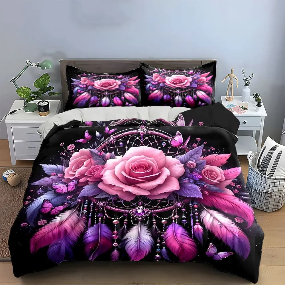 "Dreamcatcher Wall Decor Set" Multiple sizes kid's and adults' bedroom Exquisite 3PC bedding set, gift