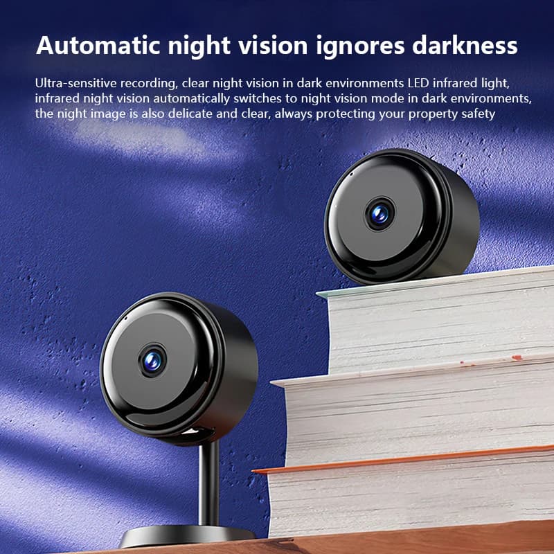 Nuova telecamera WiFi wireless 1080P HD Telecamera di sicurezza intelligente APP mobile Monitor di rete remota Rilevazione movimento Visione notturna Baby Pet
