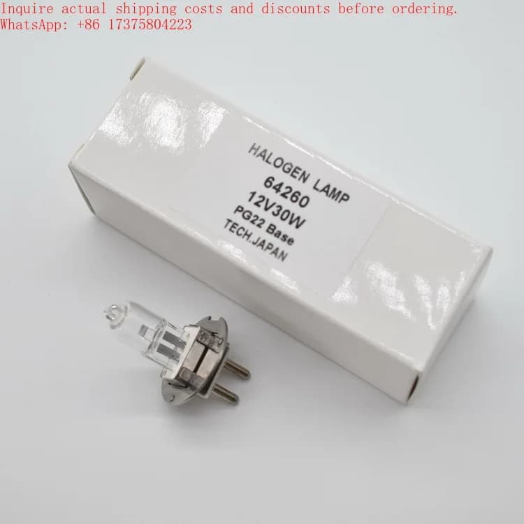 Lampadina Alogena di Ricambio 12V 30W per Microscopio a Fessura Nikon YZ-5G, Lampada per Esame Oftalmico, Attrezzatura per la Cura degli Occhi, Uso Medico