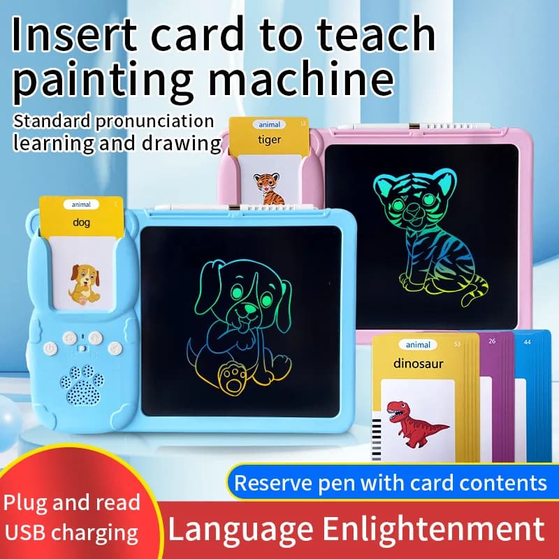 Stampante per carte da 8,5 pollici Tavoletta per scrittura Tavoletta da disegno LCD multifunzione per bambini Skip Card Stampante per carte Tavoletta da disegno Giocattoli all-in-one