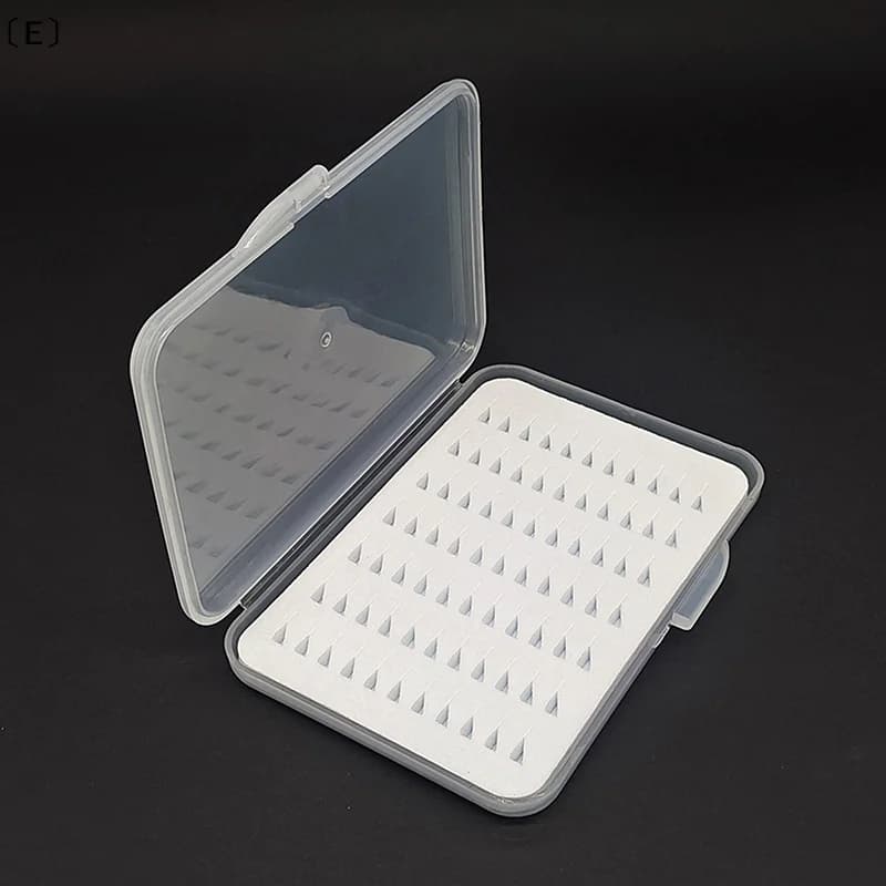 S/M/L Slim flies box for micro-modes and nymphs, with foam, for artificial baits, fishing gear, fishing hooks