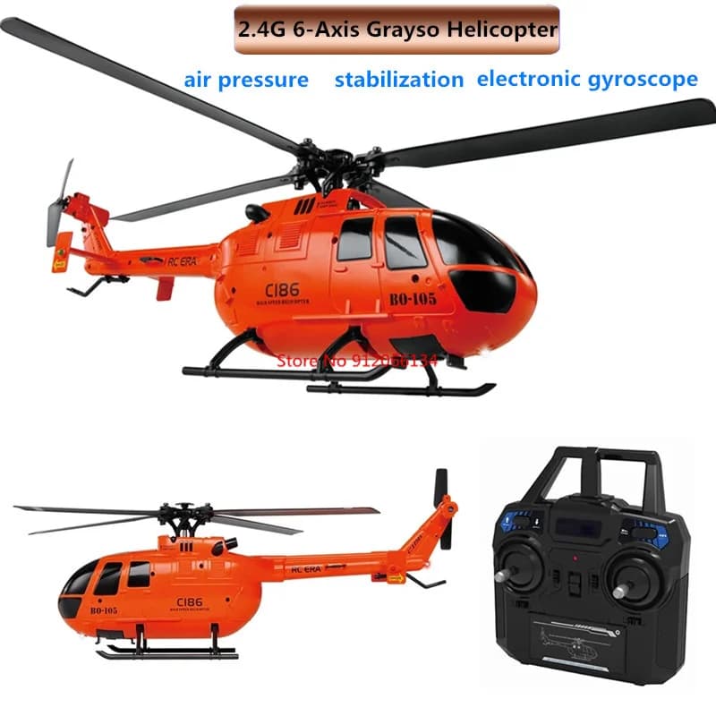 Professionale 4CH 6 Assi Giroscopio Elettronico RC Elicottero 2.4G Stabilizzazione Automatica Altezza Fissa Modello di Elicottero di Controllo Remoto