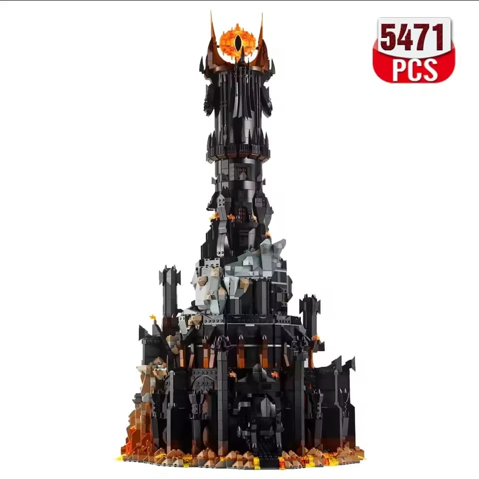Nuovo Kit di Costruzione Modello Torre Nera, Gioco Creativo con Mattoncini per Ragazzi e Adulti, Regalo di Compleanno o per le Feste