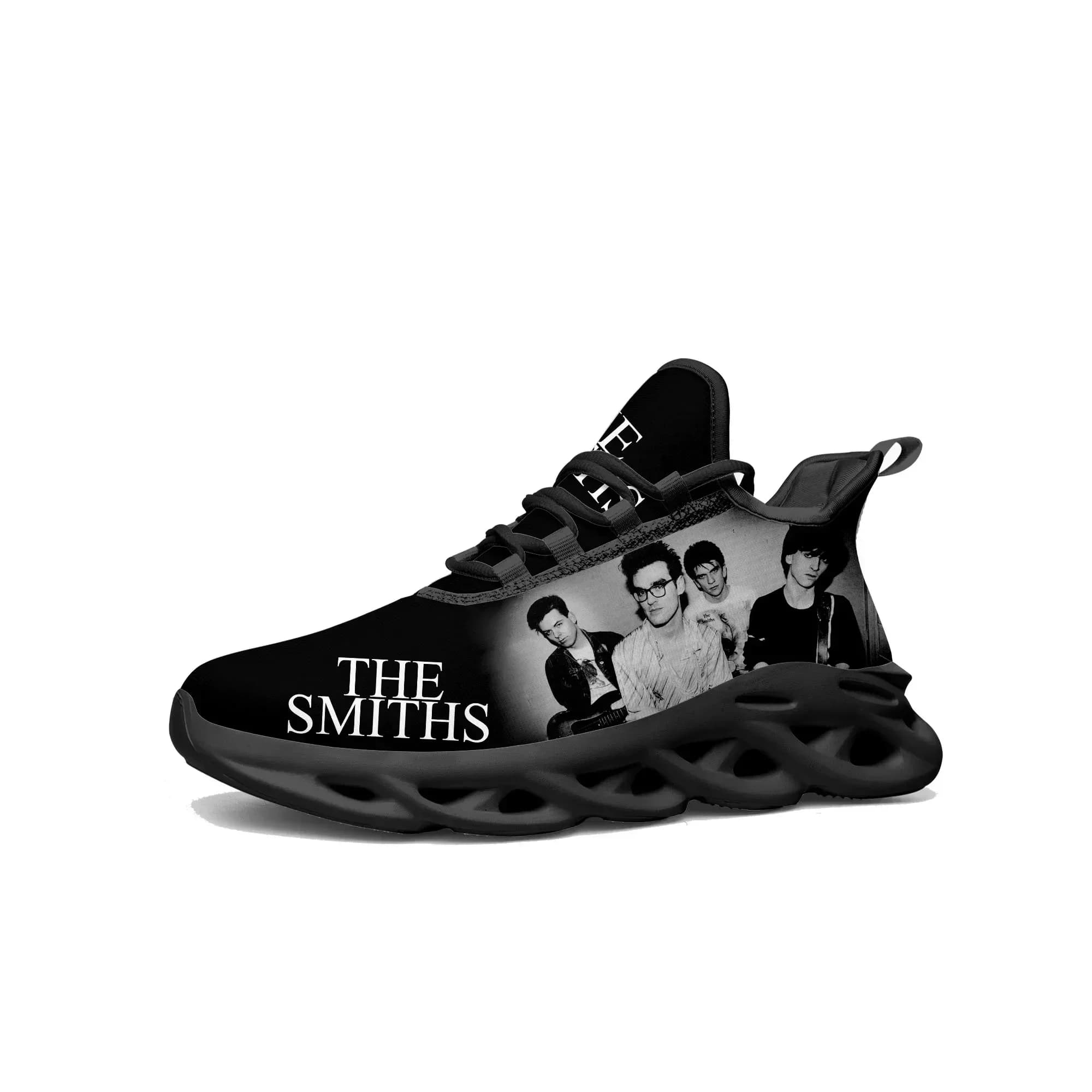 Sneakers The Smiths Rock Band, Scarpe Sportive Unisex, Sneaker Morrissey con Lacci, Calzature in Rete, Scarpe su Misura