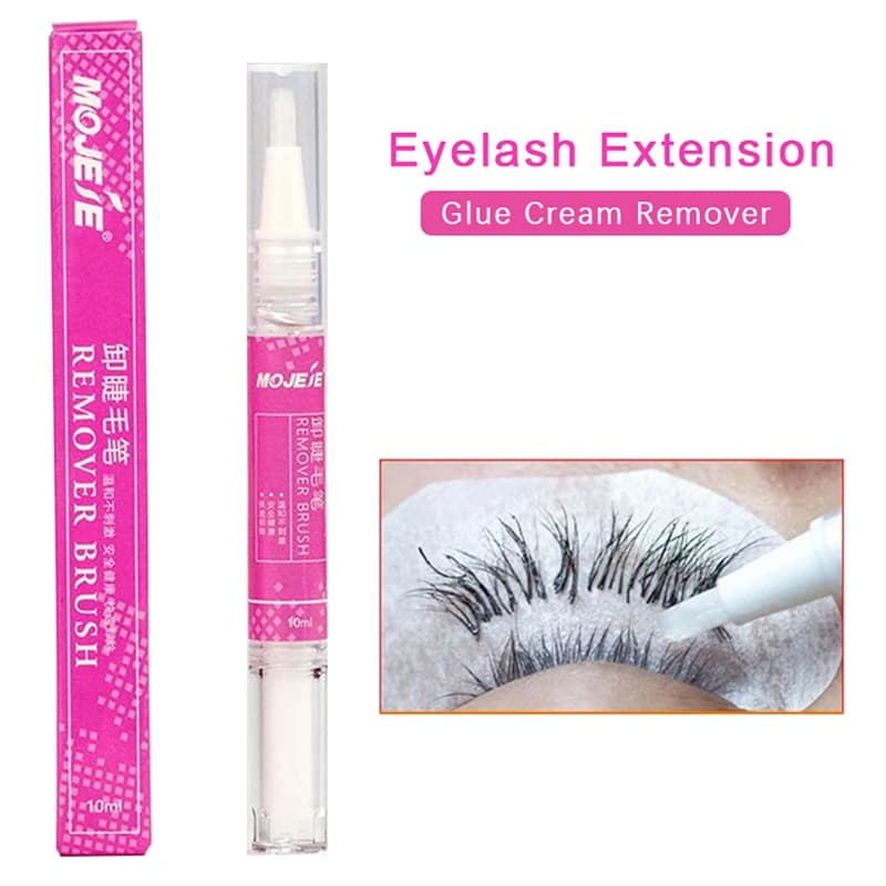 10ml innesto estensione ciglia colla crema Remover Non irritante ciglia trasparenti Gel penna Remover adesivo per strumento di trucco