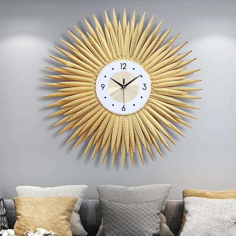 Luxury Living Room Wall Clock, Quiet Creative Bedroom Clock, Fashion Decoration, Nordic Home Ornament