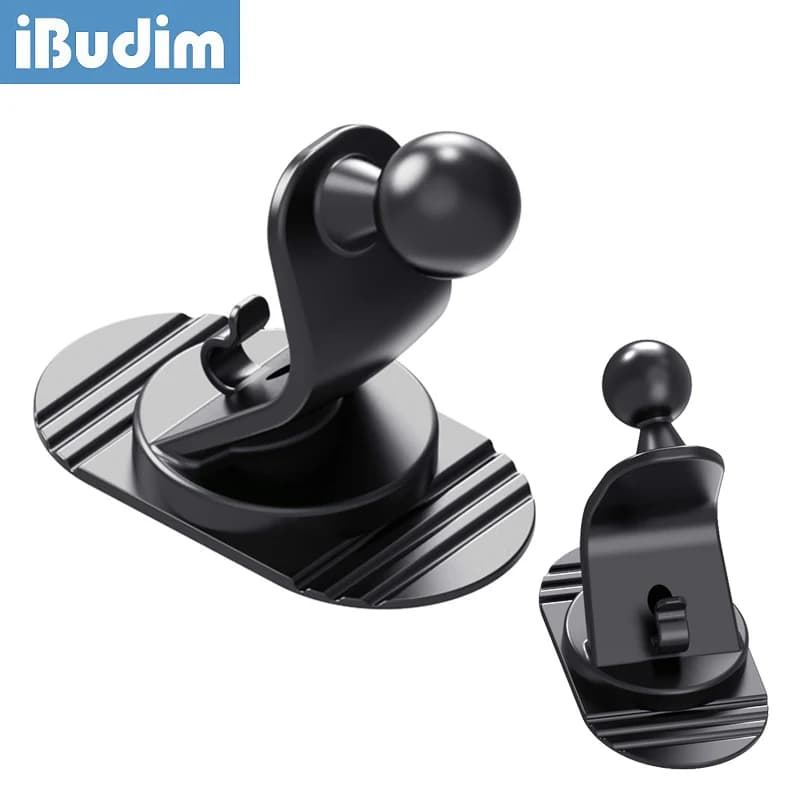 IBudim Supporto per cellulare per auto Supporto per cruscotto Base adesiva con testa a sfera da 17 mm per supporto per telefono per auto Accessori per staffa GPS