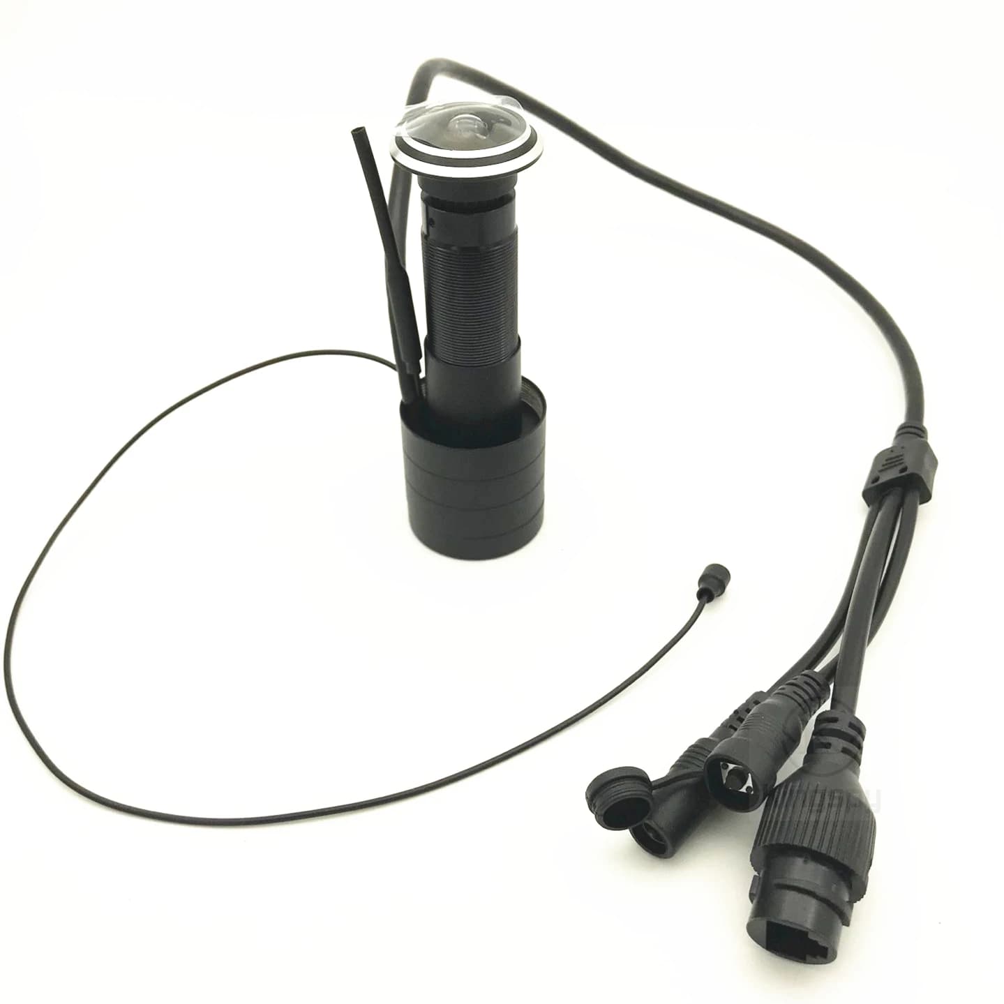 1.78MM 2.1MM FISHEYE DOOR HOLE High Definition 1080 Door Wide Angle Fisheye Camera with Microphone Support Sd Card Slot