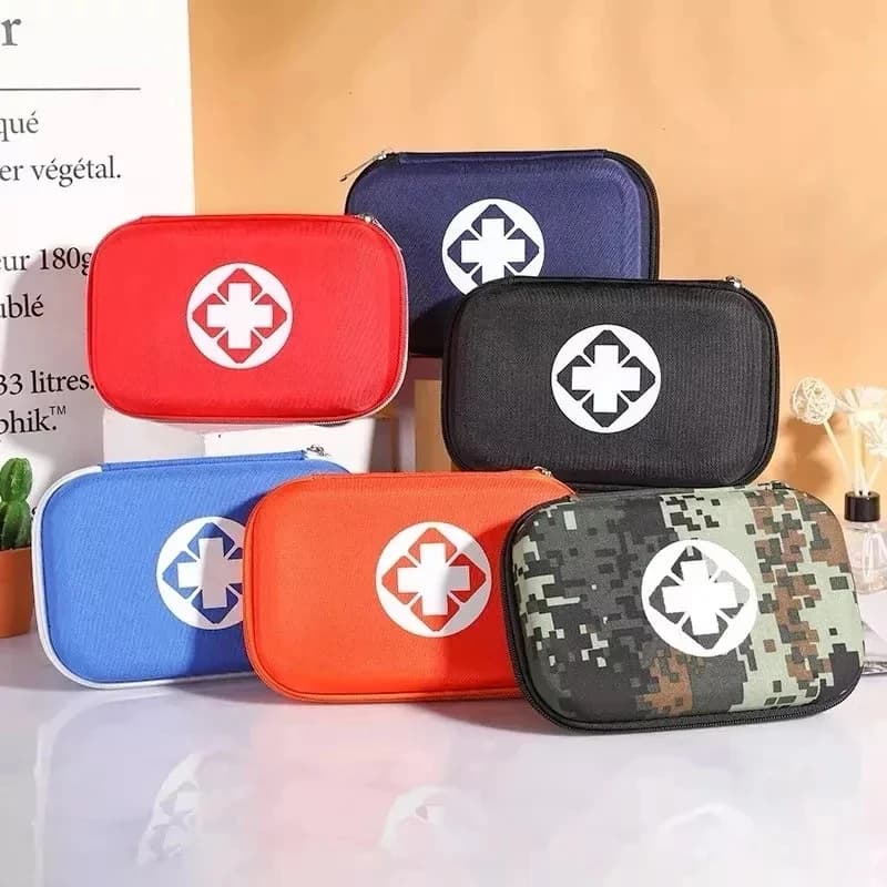1/2/3pcs Emergency Medicial First Aid Bag Empty Mini Travel Camping Car Outdoor Rescue Survival Kit Portable EVA Case Storage