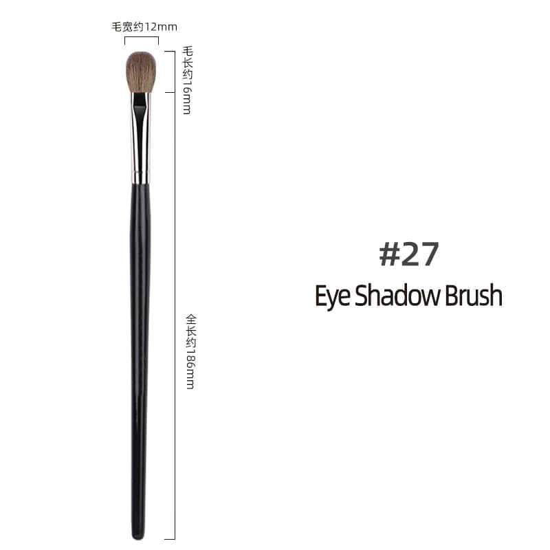 Sephora 27 Large Shade Brush Sweat Brush Professional Makeup Brush for Fashionable Design Solid Wood Makeup Brush