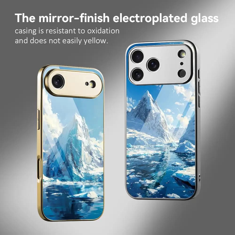Custodia per telefono Blueglacier Fashion per iPhone 17 16 15 14 13 12 Pro Max Plus, antiurto con paraurti in metallo galvanizzato