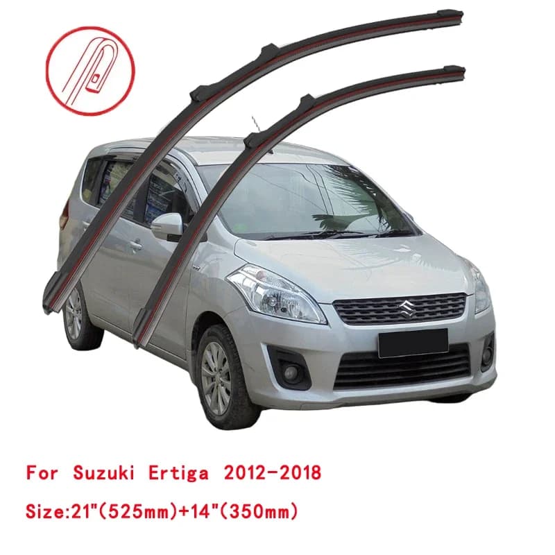 Spazzole tergicristallo anteriori per Suzuki Ertiga 2012-2024, accessori per la pulizia del parabrezza, ricambi.