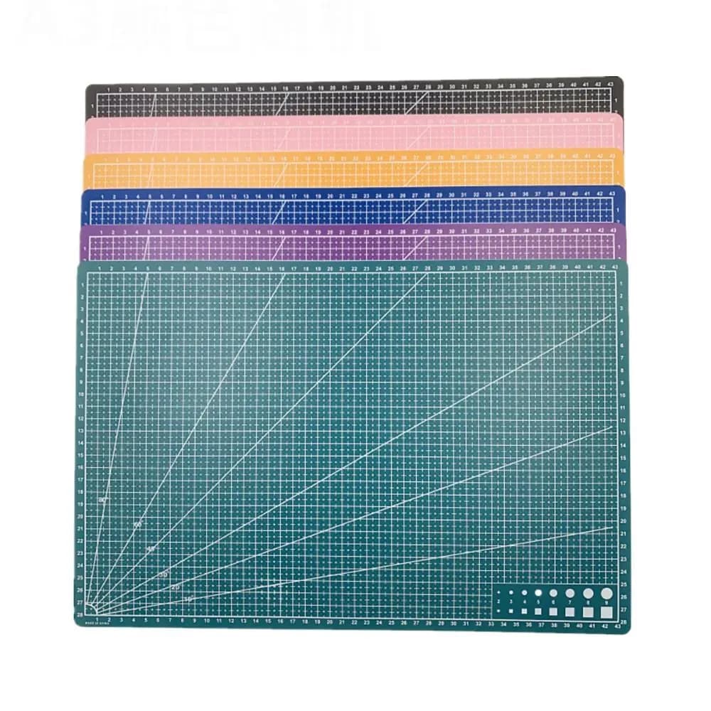 A3 A4 A5 Tagliere in PVC Tappetino da taglio Strumento artigianale in pelle Banco da lavoro Patchwork Cucito Manuale Incisione fai da te Pad a doppio lato