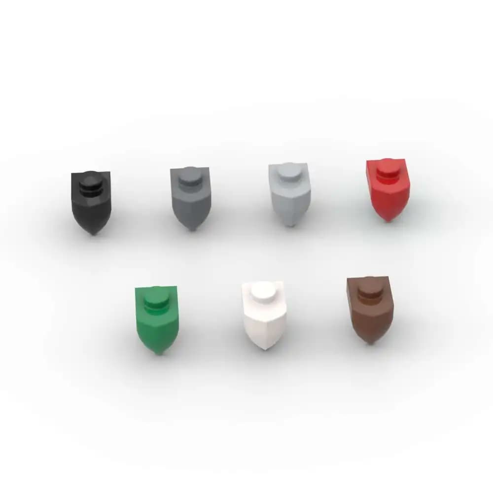 MOC 10 PZ 15070 Blocchi di Costruzione Modificati Kit 1x1 Con Dente Verticale Mattoni Particelle Puzzle Idea Giocattoli Per Bambini Compleanno Regalo Del Capretto