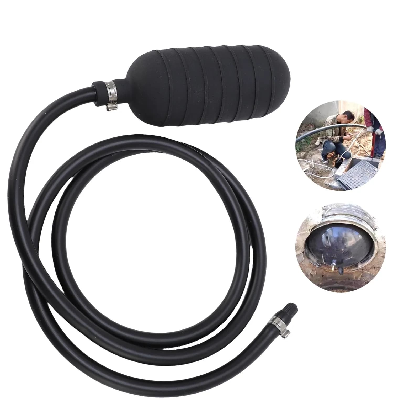 Tappo per tubo gonfiabile in PVC con airbag chiuso per test dell'acqua, tappo per test delle fognature dell'airbag per la manutenzione delle condutture