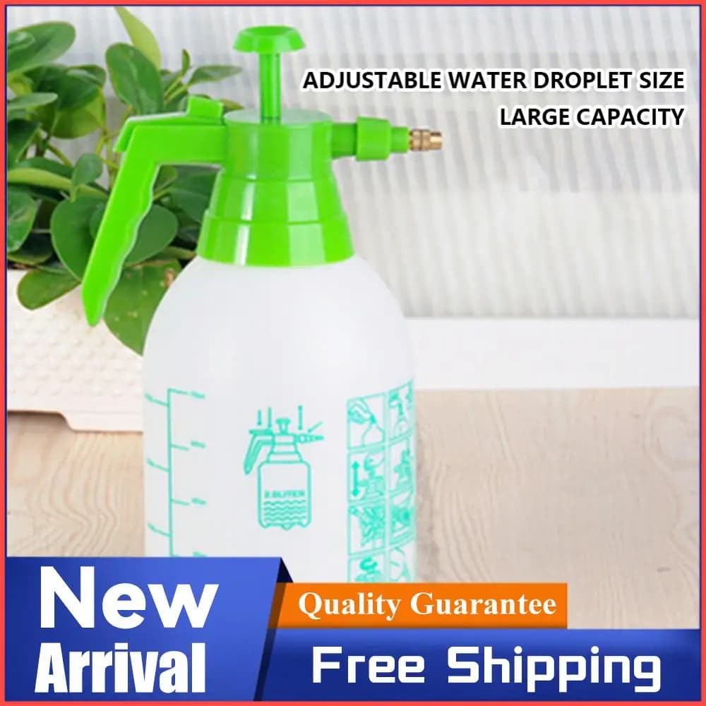 2L Garden Sprayer Household Thickened Watering Pot with Adjustable Nozzle Air Pressure Watering Can For Watering Flowers Plant