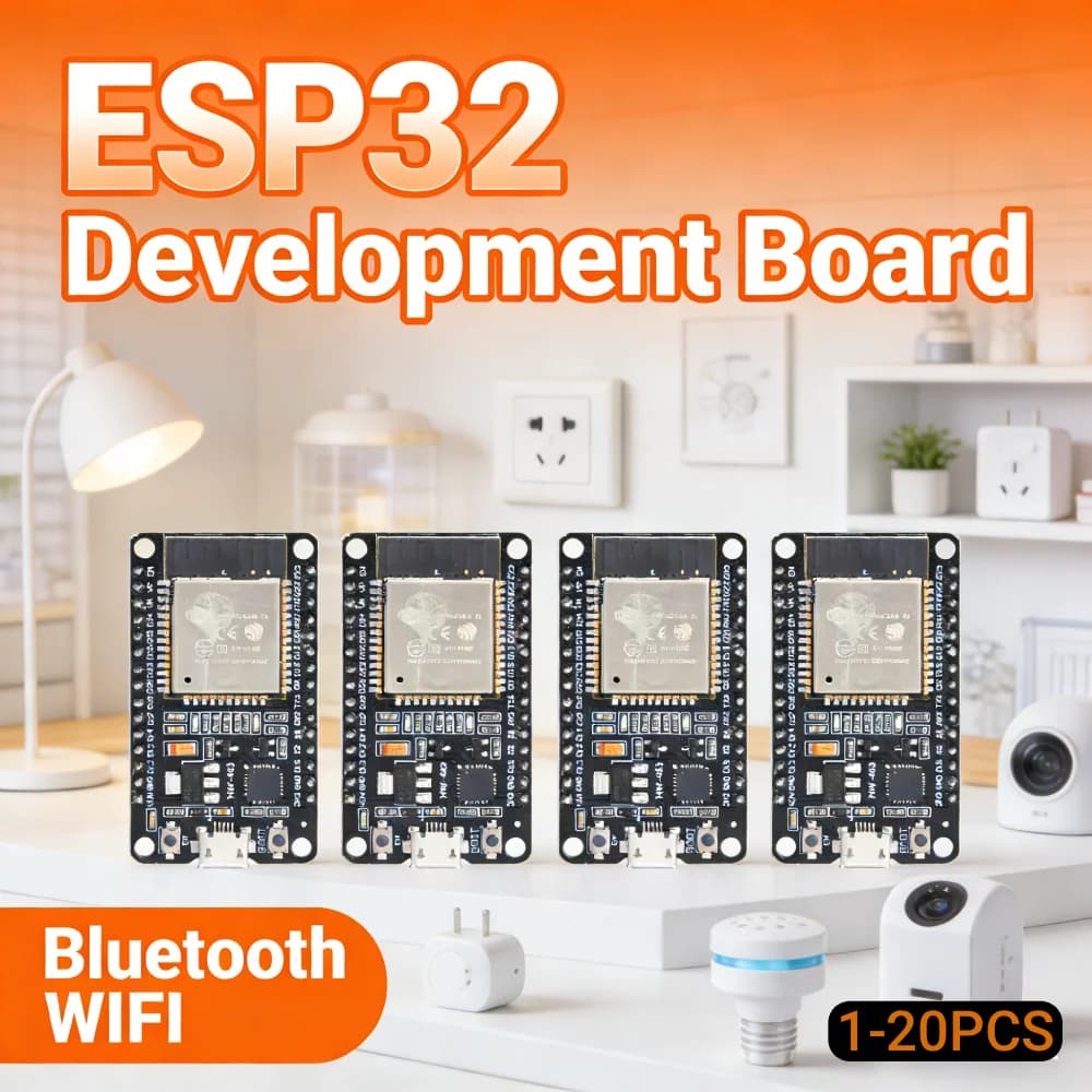 1-20 pz. Scheda di sviluppo ESP-32S ESP32 WiFi Bluetooth 240MHz 22 porte IO WiFi BT4.2 NodeMCU Supporto antenna PCB Flash 32Mbit