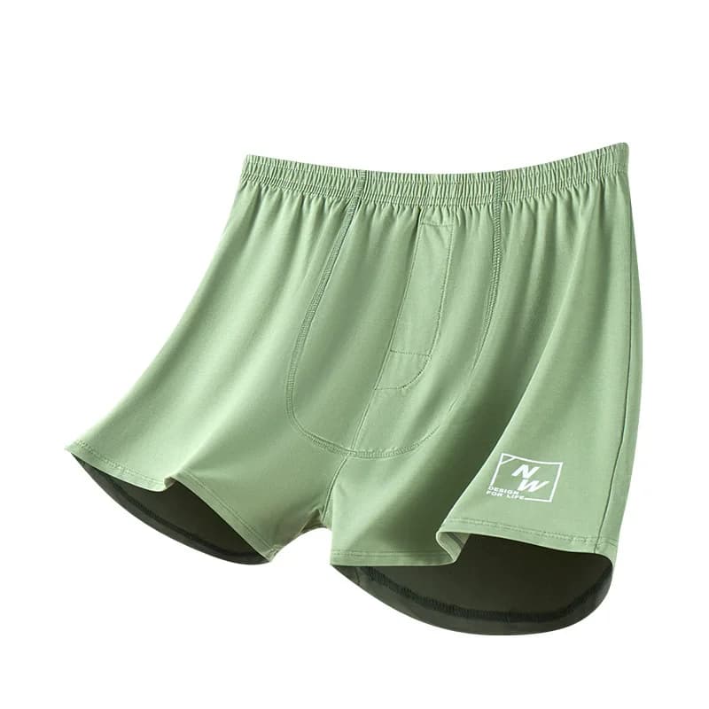 Intimo da uomo in tinta unita Boxer Pantaloncini in cotone modale Pantaloni larghi a freccia Maschile Traspirante Morbido Abbigliamento per la casa Mutande Mutandine elastiche