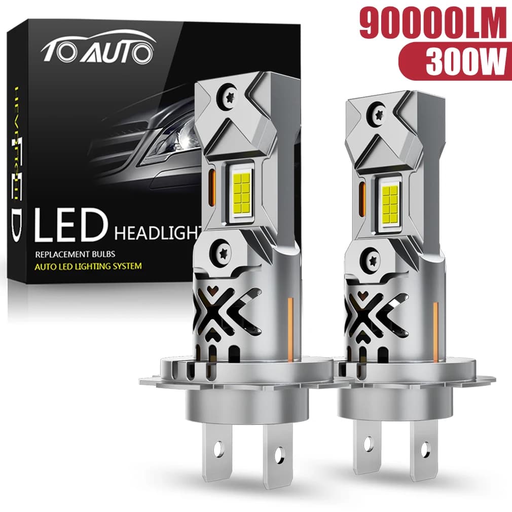H11 H7 H4 LED lampadina H1 Kit faro Mini Wireless 300W 90000LM 6500K CSP per faro Auto 12V bianco Auto diodo Turbo lampade