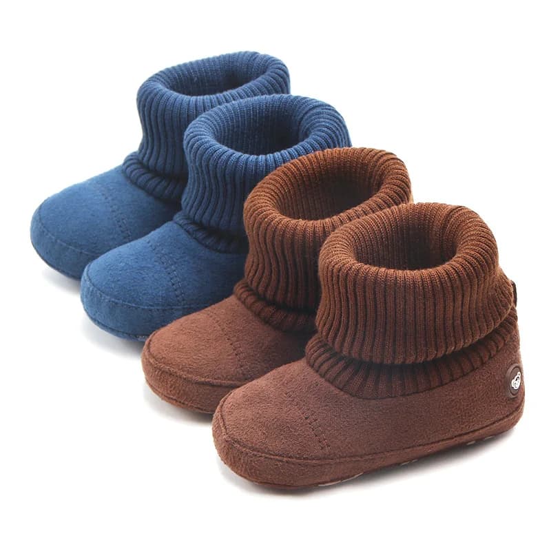 Scarpe da bambino Stivali con calzino deragliati alla caviglia Scarpe da interno invernali per ragazzi e ragazze Scarpe con calzino lungo per bambini