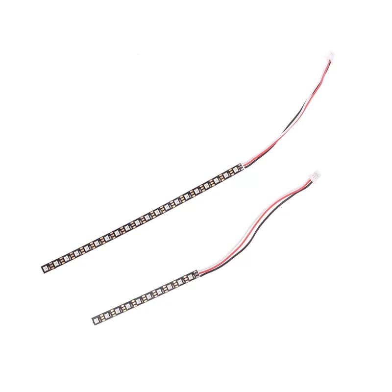 Striscia LED Flessibile con Chip Ws2812, Larghezza 35mm, 5V, con 10/20 LED RGB Integrati, Lunghezza 50/100mm per Droni da Corsa RC FPV