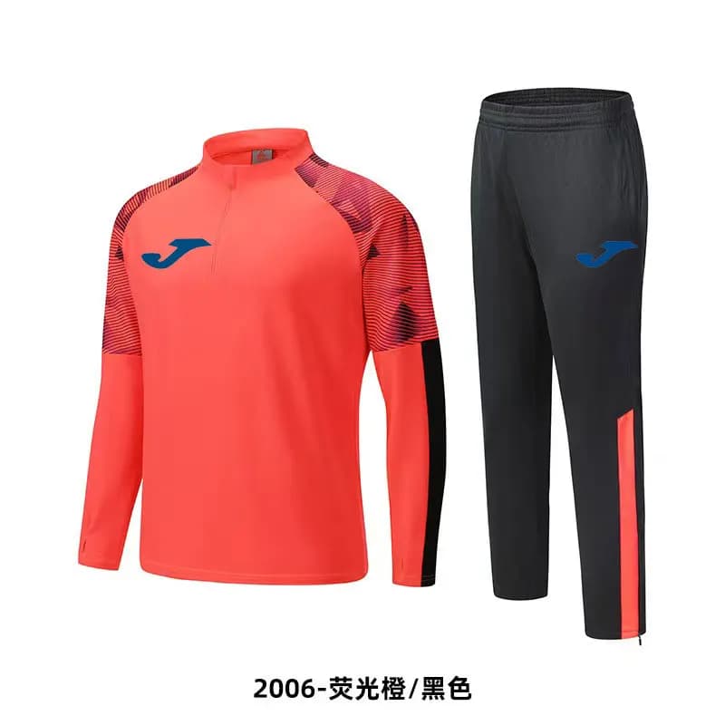 Joma Sportswear for both men and women, half-zipper training suits, long-sleeved jackets, outdoor fitness suits, fashionable and