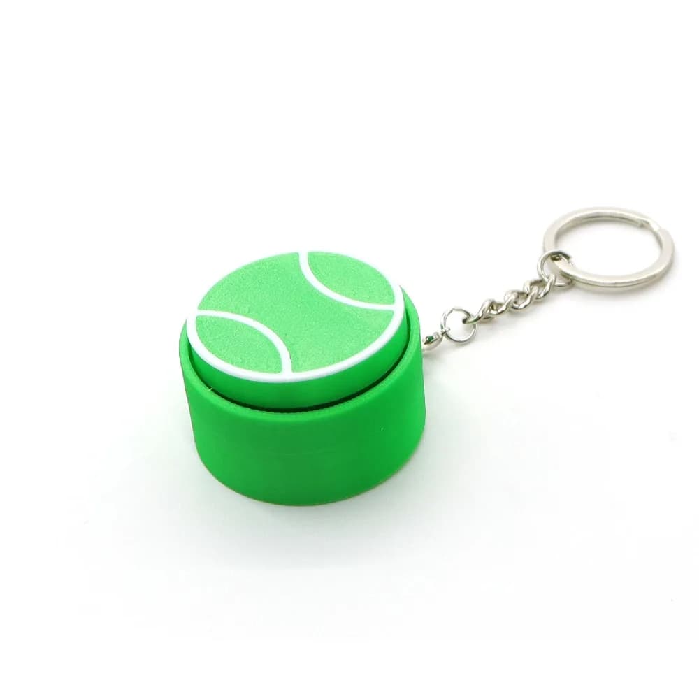 Portachiavi Clicker a Tema Sportivo Stampati in 3D: Pallacanestro, Baseball, Calcio, Tennis - Divertenti Fidget Sensoriali in Plastica