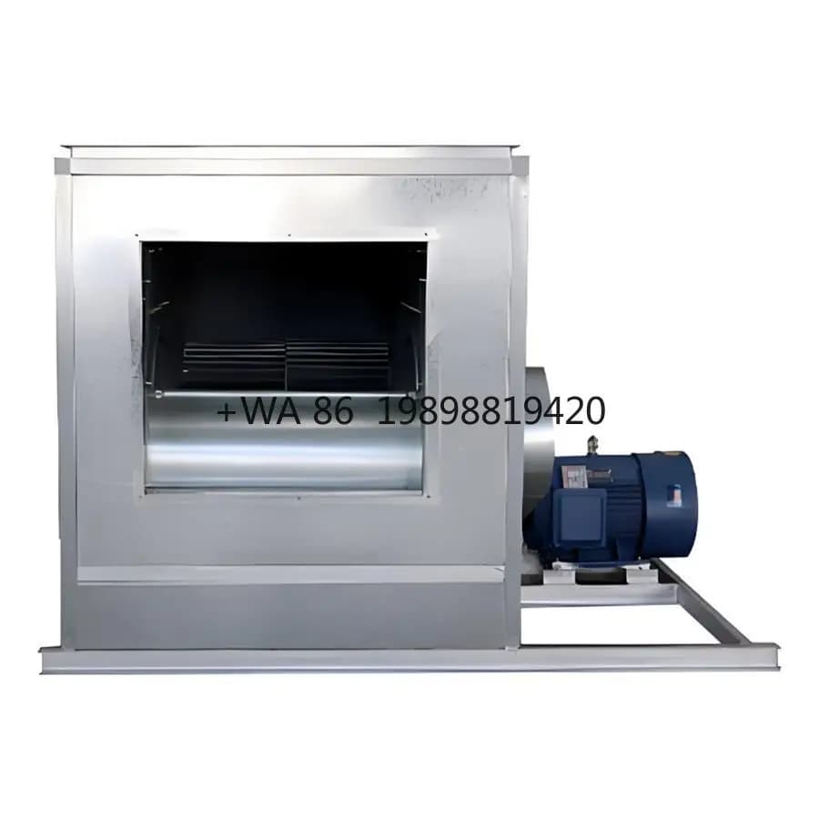 Ventilatore centrifugo Ventilatore di scarico a basso rumore con alto flusso d'aria indipendente di grandi dimensioni industriale