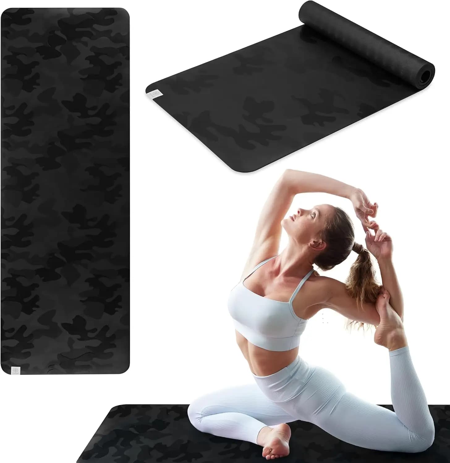 Tappetino Yoga Antiscivolo Spesso 5mm per Hot Yoga, Pilates e Fitness - Supporto Ammortizzato, 68x24 Pollici