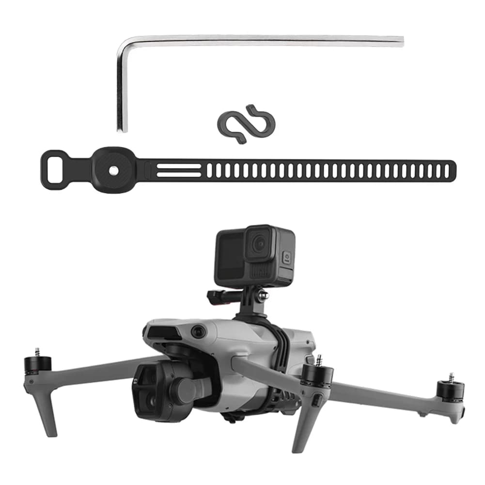 Adapter for Camera with Base and Multifunction Strap, Camera Holder with Fixed Straps Hard to Use for DJI Air 2/3S Mavic 2/3Pro